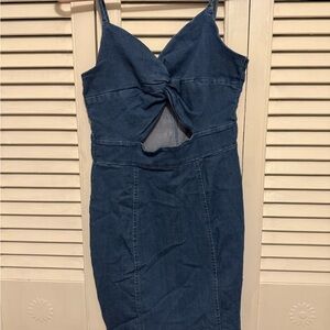 Iris Indigo Denim Top